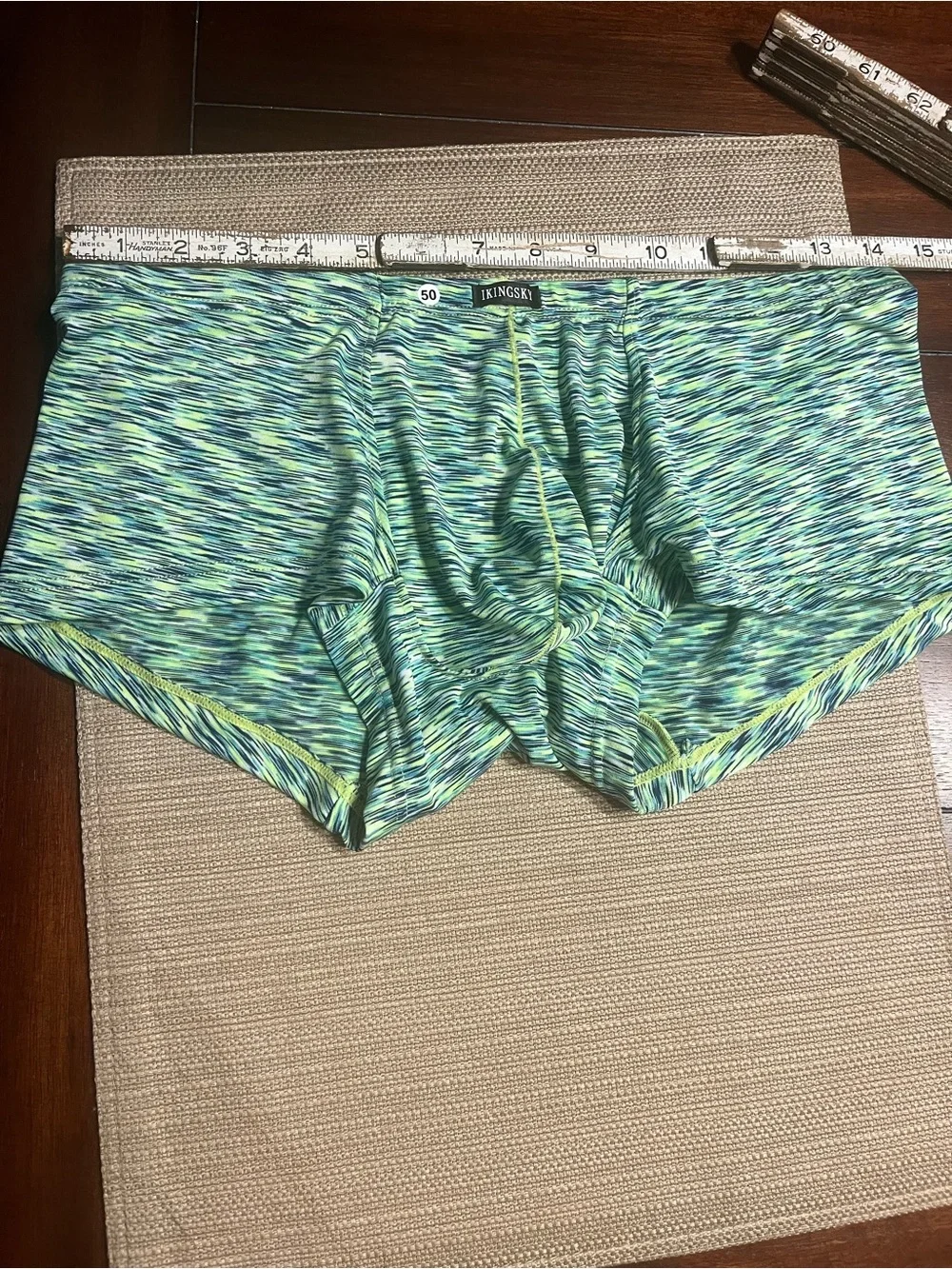 Item .40..King sky Stretch Pouch Boxer Briefs - Green underwear 🩲 swim medium